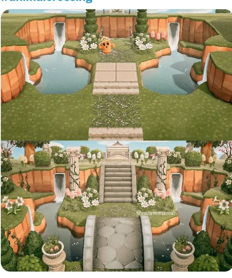 Kakariko Village, Cottagecore Animal Crossing, Acnh Cottagecore, Map Layout, Animal Crossing 3ds, Animals Crossing, Animal Crossing Funny, Animal Crossing Guide, European Garden