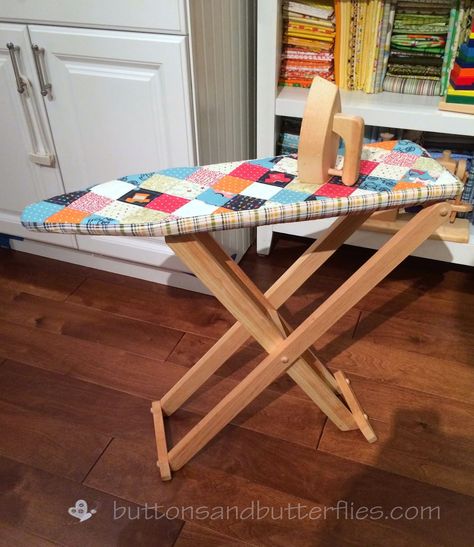 Ironing Board Cover for the Little Guy Wood Ironing Boards, Ironing Board Cover, Ironing Boards, Ironing Board Covers, Ironing Board, Woodworking Projects Diy, Made Of Wood, Fabric Crafts, Wood Crafts