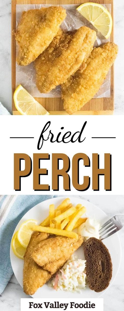 Frying Fish With Flour, Seasoned Flour Recipe, Easy Fried Fish, Fried Perch, Fish Seasoning Recipe, Perch Recipes, Fried Fish Batter, Breaded Fish Recipe, Fried Fish Recipe