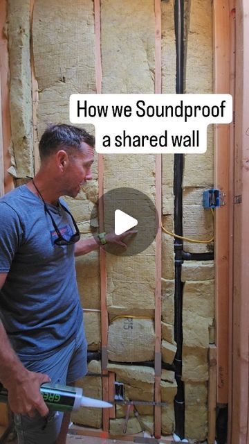 Derek Sherrell on Instagram: "The is the best system (for the price) to reduce sound transfer between walls.  Sent this to a friend who needs a quiet space.  Aprox Cost- Rockwool $2.50/sf. 5/8 sheetrock .75/sf. Acoustic putty pads $7/ea" Sound Proof Wall Design, Sound Proofing A Room Design, Sound Absorbing Decor Diy, Acoustic Wall Panels Sound Proofing, Soundproof Basement Ceiling, Sound Proofing A Room, Sound Proof Wall, Sound Barrier Wall, Soundproofing Walls