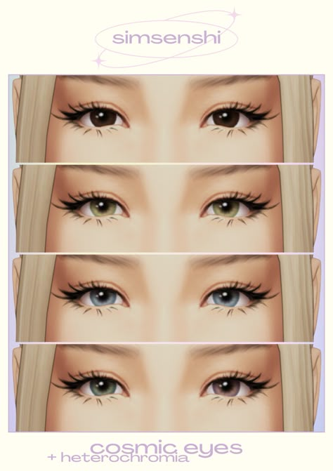 Sims 4 Eyes, Cc Eyes, Pelo Cafe, Sims 4 Cc Eyes, The Sims 4 Skin, Sims 4 Makeup, Sims Packs, Sims 4 Cas Mods, Pelo Sims