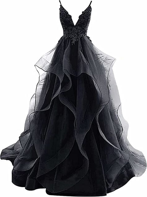 Poofy Prom Dresses, Prom Dresses Long Black, Masquerade Ball Gowns, Poofy Dress, Backless Evening Gowns, Tulle Prom Dresses, Black Ball Gown, Prom Dresses Long Lace, Lace Evening Gowns