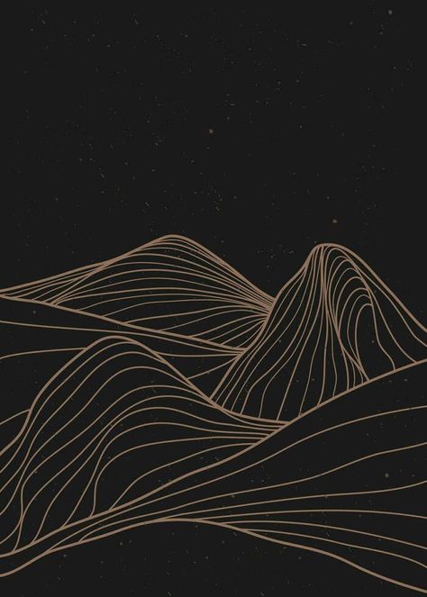 Creative minimalist modern line art pattern. Abstract mountain contemporary aesthetic backgrounds landscapes. with mountain, forest, wave. vector illustrations Vector Art Minimalist, Abstract Mountain Line Art, Waves Illustration Art, Mountain Vector Art, Forest Line Art, Mountain Vector Illustration, Waves Digital Art, Wave Line Art, Nature Graphics