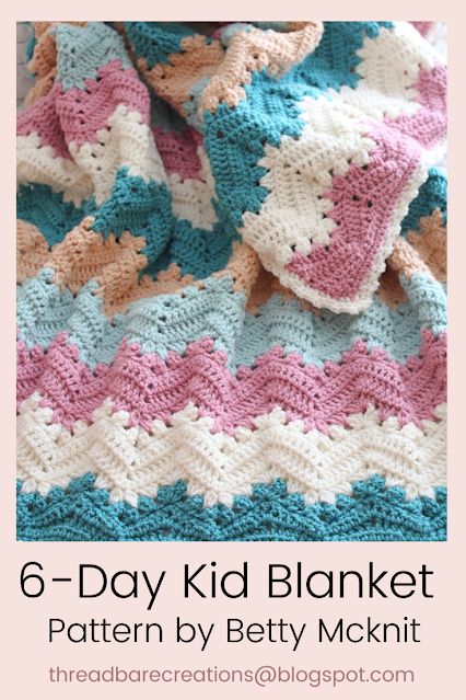 Threadbare Creations, Sweetheart Blanket, Baby Crochet Blankets, Crochet Kids Blanket, Crochet Blanket Border, Kid Blanket, Recipes Tutorials, Crochet Afghan Patterns Free