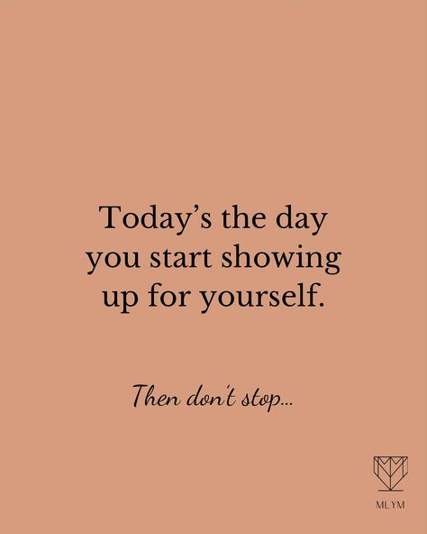 Today marks a new beginning. It’s time to prioritize your well-being, to stand up for yourself, and to commit to the journey of self-love and growth. Keep moving forward, one step at a time. 💪✨ #MindfullyLovingYourMindset #ShowUpForYourself #SelfCareJourney #MLYM Setting Standards For Yourself, Take Time For Yourself Quotes, Improving Yourself Quotes, Pick Yourself Up Quotes, Be Nicer To Yourself, Improve Yourself Quotes, Working For Yourself, Yourself Quotes, Pick Yourself Up