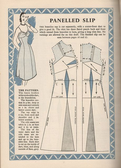 Pola Blus, Lingerie Patterns, Patron Vintage, Sewing Lingerie, Vintage Slips, Sewing Design, Diy Sewing Clothes, Pattern Drafting, Vestidos Vintage