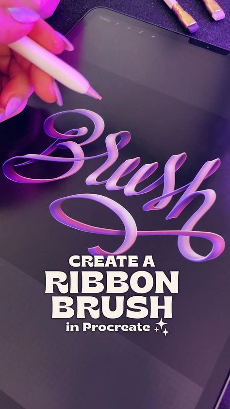 ✅⬆️ CLICK THE LINK!! ⬆️ Learn how to create a custom ribbon brush in Procreate! #procreate #digitalart . #Create_Brush_In_Procreate #How_To_Make_A_Hair_Brush_In_Procreate #Procreate_Brush_Codes #Ribbon_Brush_Procreate Neon Procreate, Procreate Brushes Tutorials, Procreate Ink Brushes, Color Palettes Procreate, Flip Note, Outline Procreate, Hair Color Palette, Procreate Hair Brushes, Texture Brushes Procreate