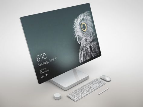 Microsoft Surface Studio Microsoft Surface Studio, Surface Studio, Computer Desk Setup, Star Wars Logo, Surface Laptop, Best Laptops, Microsoft Surface, Mockup Free Psd, Free Mockup