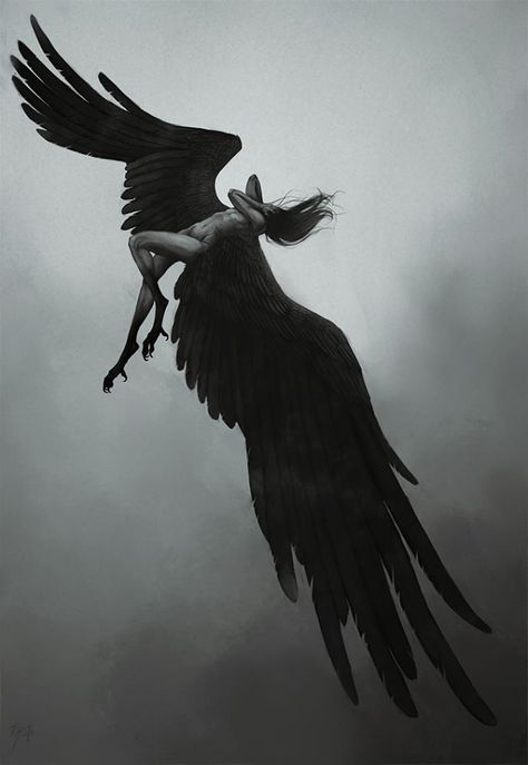 Angel Falls, Image Moto, Dark Wings, Ange Demon, Angel Aesthetic, Dark Angels, Fallen Angels, Dark Art Illustrations, Beautiful Dark Art