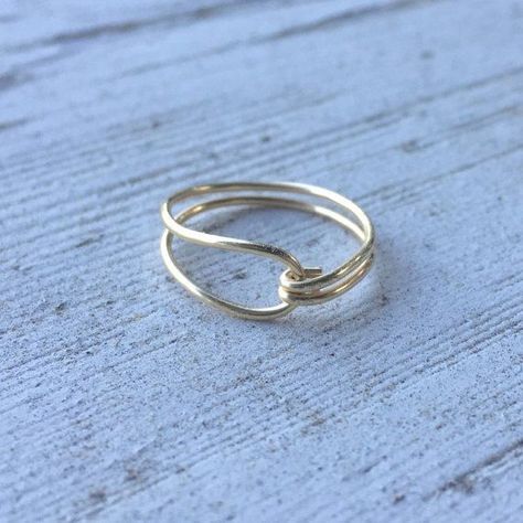 Cincin Diy, Gold Wire Ring, Diy Wire Jewelry Rings, Wire Jewelry Rings, Diy Jewelry Rings, Diy Ring, Ring Wire, Diy Jewelry Unique, Diy Jewelry Inspiration