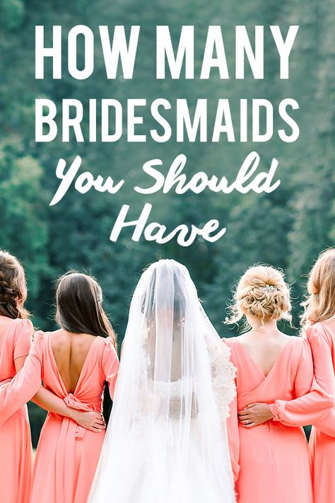 How To Pick Your Bridesmaids, How Many Bridesmaids Should I Have, How To Pick Bridesmaids, How To Choose Bridesmaids, Choosing Bridesmaids, Best Dress Websites, Small Bridal Party, How To Ask Your Bridesmaids, Small Bridal Parties