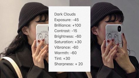 Camera Filters Iphone Dark, Dark Editing Iphone, Dark Photo Filter Iphone, Dark Iphone Edit, Dark Photo Edit Iphone, Dark Preset Iphone, Dark Iphone Filter, Lightroom Dark Filter, Dark Picture Editing