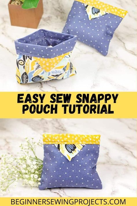 Flex Frame Pouch Pattern, Hand Bag Pattern, Snap Bags, Crochet Hand Bag, Snap Bag, Pouch Diy, Pouch Sewing, Beginner Sewing Projects, Pouch Tutorial