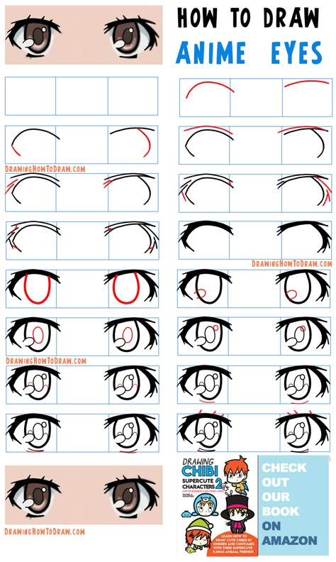 how to draw manga anime eyes step by step drawing tutorial How To Draw Manga Eyes Step By Step, Anime Eyes Tutorial Step By Step, Manga Beginner, Comic Book Eyes, Eyes Step By Step Drawing, Disney Tutorial, Anime Character Design References, Anime Step By Step, Anime Eyes Step By Step