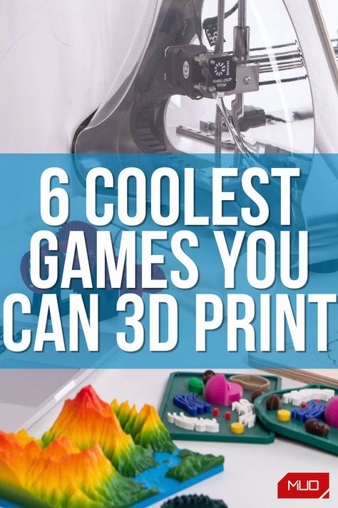 What Can I Make With A 3d Printer, 3d Print Board Game, Fun 3d Printing Projects, 3d Printing Games, 3d Things To Print, 3d Printing Patterns Free, Free 3d Printing Files, Fun Things To 3d Print, 3 D Printed Ideas