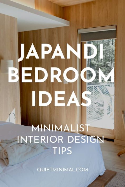 Diving into Japandi: Ultimate Bedroom Design Tips for 2024 - Quiet Minimal Japandi Minimalist Bedroom, Japandi Bedroom Moodboard, Japanese Room Decor Ideas, Japandi Decor Ideas, Large Primary Bedroom Ideas, Japandi Design Interior, Small Minimal Bedroom, Japanese Style Bedroom Small Spaces, Bedroom Moodboard Interior Design