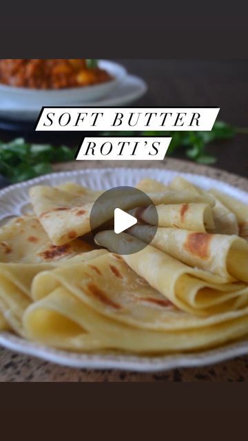 How To Make A Roti, Butter Roti Recipe, How To Make Roti Dough, Romali Roti Recipe, How To Make Roti, Roti Recipe Easy, Butter Roti, Soft Roti Recipe, Easy Roti