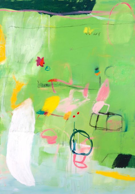 Set of Two Modern Painting Prints in Colorful Pastel Lime - Etsy Canada Abstract Painting Colorful, Pink And Green Wall Art, Post Modern Painting, Pink And Green Art, 2023 Artwork, Nyc Bedroom, Big Artwork, Paintings Colorful, Pastels Art