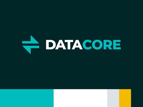 DataCore logo & color palette by HUSL Digital on Dribbble Logo Color Palette, Logo Design Color Palette, Food Logo Design Inspiration, Tech Branding, Food Logo Design, Colors Palette, App Interface, Color Palette Design, Logo Food