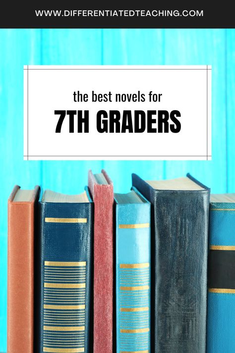 Looking for some great novels for your 7th graders? Look no further! Check out this booklist featuring my favorite novels that are perfect for independent reading, novel studies, or book clubs. From adventure to mystery, there's something for every middle schooler. Plus, each book comes with a short summary and reading level information. Happy reading! #booksfor7thgraders #novelstudy #independentreading #homeschool #booklist #middlegradesreading 7th Grade Books To Read, 7th Grade Reading List, November Teaching Ideas, Touching Spirit Bear, Middle School Novels, Fall Teaching Ideas, 7th Grade Reading, Reading Novel, Autumn Teaching Ideas