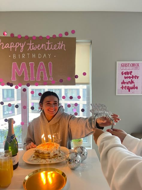 20th birthday sign ideas Best Friend Birthday Celebration Ideas, Surprise 20th Birthday Ideas, Simple 20th Birthday Ideas, 23 Birthday Party Ideas Decoration, 20th Bday Party Ideas, 20th Birthday Theme Ideas, Joined Birthday Party Ideas, 20th Birthday Themes For Her, 20th Birthday Banner