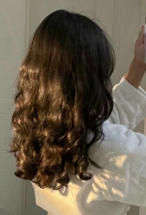 Haircuts For Wavy Hair, Good Hair Day, Dream Hair, Long Curly Hair, Curly Hairstyles, Long Curly, Aesthetic Hair, Hairstyles Haircuts, Hair Day