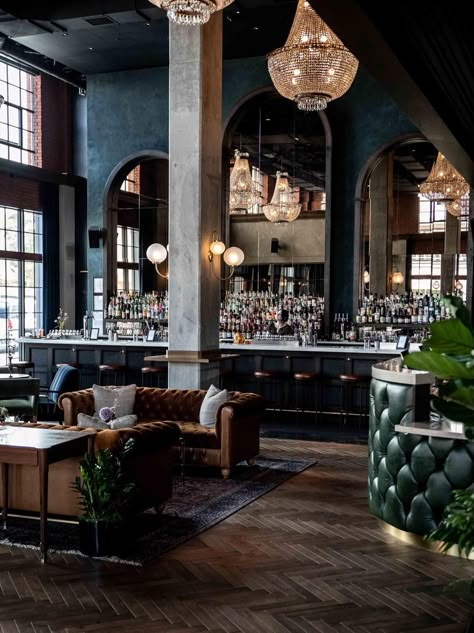 Speakeasy Restaurant, Ramble Hotel, Pub Interior Design, Bar Lounge Design, Fireplace Seating, Pub Interior, Café Design, Pub Design, Bar Interior Design