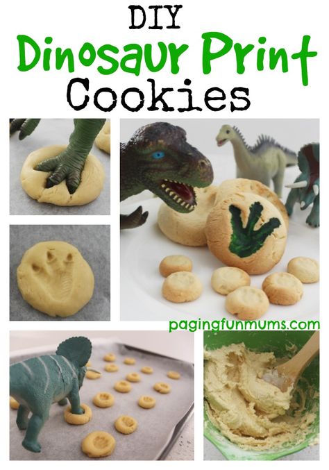 Dinosaur Snacks, Tropisk Fest, Diy Dinosaur, Dinosaur Birthday Party Decorations, Dinosaur Birthday Cakes, Dinosaur Footprint, Lunchbox Treats, Dinosaur Cookies, Dinosaur Themed Birthday Party