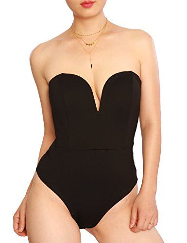 Tough Cookie Clothing Women's Strapless Plunge Neck Bodysuit Mens Onesie, Everyday Cosplay, Plunge Bodysuit, Strapless Bodysuit, Sheer Wedding Dress, Tough Cookie, Beauty Nature, He Or She, Women's Shapewear