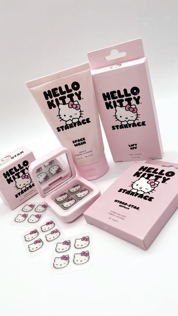 Star Face Hello Kitty, Hello Kitty Make Up Looks, Hello Kitty Star Face, Hello Kitty Stuff To Buy On Amazon, Cute Stuff To Buy On Amazon, Hello Kitty Stuff To Buy, Christmas Wishlist Items, Hello Kitty Skin Care, Hello Kitty Cosas