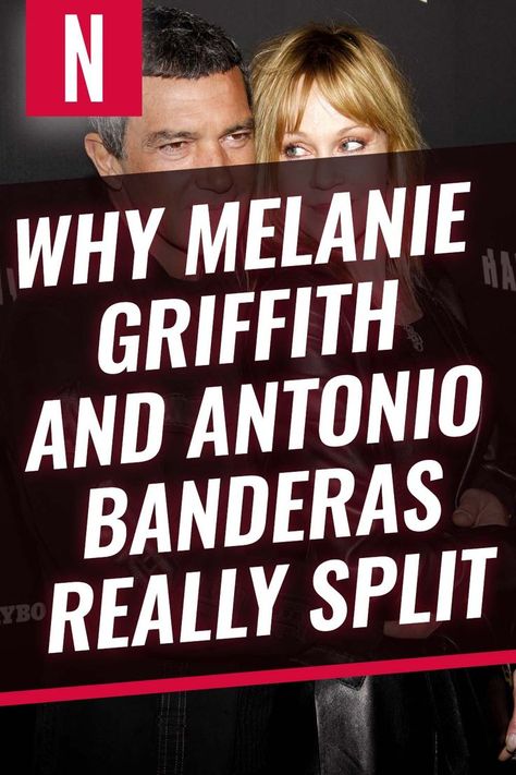 In the late '90s and early '00s, Antonio Banderas and Melanie Griffith were one of Hollywood's hottest couples. #celebrity #couples #gossip #breakups Melanie Griffith, Star Kids, Hollywood Gossip, Kids Tv, Late 90s, Celebrity Couples, Singers, Swift, Split