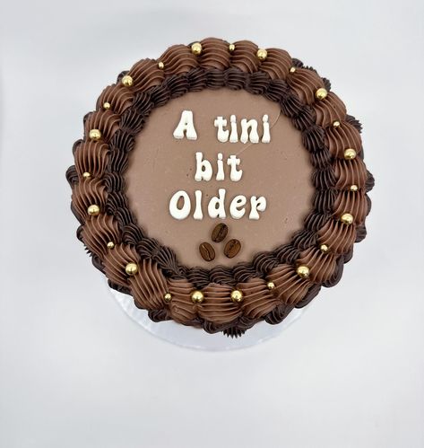 A tini bit older ☕️🍸 Tini Bit Older Dinner Party, A Tiny Bit Older Cake, A Tini Bit Older Dinner, Martini Party Ideas, Tini Bit Older Bday Theme, A Tiny Bit Older Party, Tini Bit Older Decor, Dirty Martini Party, Bday Sleepover