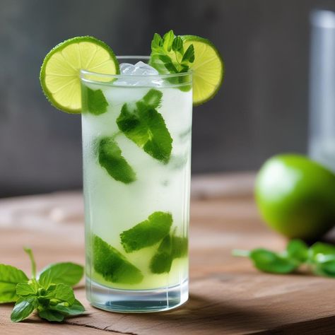 Virgin Mojito Recipe 🍋 Cool off with this refreshing, alcohol-free drink! Perfect for summer days 🌞  Ingredients:  Lime juice Mint leaves Sugar Sparkling water Ice  Steps:  Muddle lime & mint with sugar. Add ice & sparkling water. Stir & garnish with fresh mint. Enjoy! 💧 Virgin Mojito, Alcohol Free Drinks, Mojito Recipe, Sparkling Water, Fresh Mint, Mint Leaves, Alcohol Free, Lime Juice, Mojito