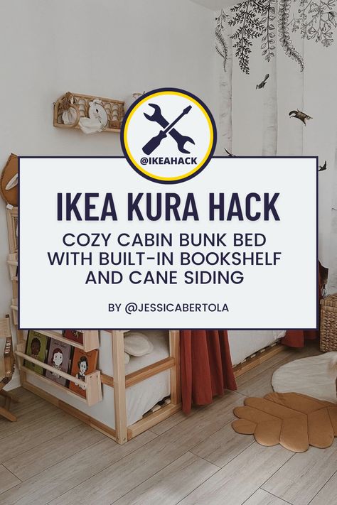 Ikea Kura Bed Bookshelf, Ikea Kura Stairs, Ikea Kura Bed Hack, Stair Hacks, Kura Bed Hack, Ikea Bunk Bed, Ikea Kura Hack, Cabin Bunk Beds, Ikea Kids Bed