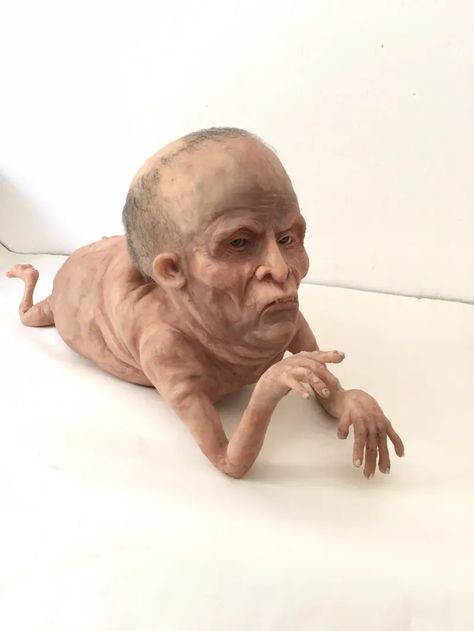 “Macellarius”: Weird Old Man Baby Hibread Art Sculpture. – Mojo's Collections Funny Pix, Short Humor, Very Funny Pictures, Goofy Ahh, Silly Pictures, Quick Jokes, Really Funny Pictures, Very Funny, Reaction Pics