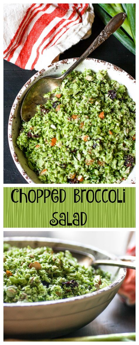 Chopped Broccoli Salad, Multi Cooker Recipes, Chopped Broccoli, Fall Produce, Produce Recipes, Raw Broccoli, Vegetarian Salad, Broccoli Salad Recipe, Delicious Smoothies