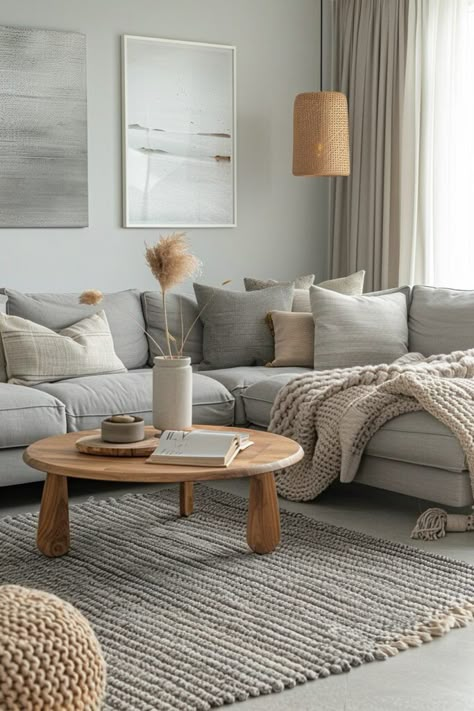 29 Grey Couch Living Room Ideas for a Versatile and Stylish Design Modern Lounge Rooms, Grey Couch Living Room Ideas, Cozy Grey Living Room, Stylish Living Room Ideas, Room Decor Gray, Modern Grey Living Room, Couch Living Room Ideas, Grey Sofa Living Room, Grey Couch Living Room