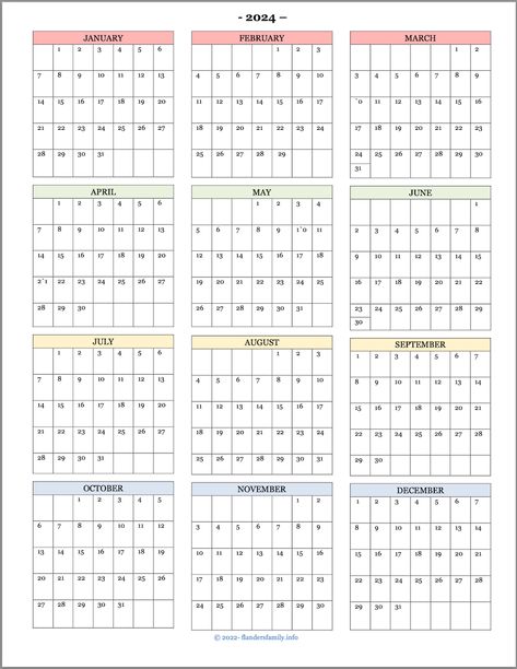 Yearly Printable Calendar Free, 2024 Full Year Calendar, Plans For 2024, 2024 Year At A Glance, Cute Calendar Template 2024, 2024 Quarterly Calendar, 2024 Year Planner, Yearly Planner Template 2024, 2024 Yearly Calendar Printable Free