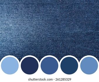 Blue Denim Color Palette, Pantone Denim Blue, Denim Colour, Denim Palette, New Jeans Color Palette, Blue Jean Aesthetic, Denim Blue Colour Palette, Denim Colour Palette, Blue Jean Color Palette