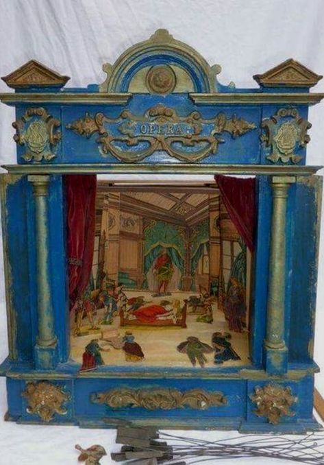 Puppet Theaters, Paper Theatre, Ballet Russe, Toy Theatre, Paper Puppets, Puppet Theater, Circus Theme, Shadow Puppets, Antique Paper