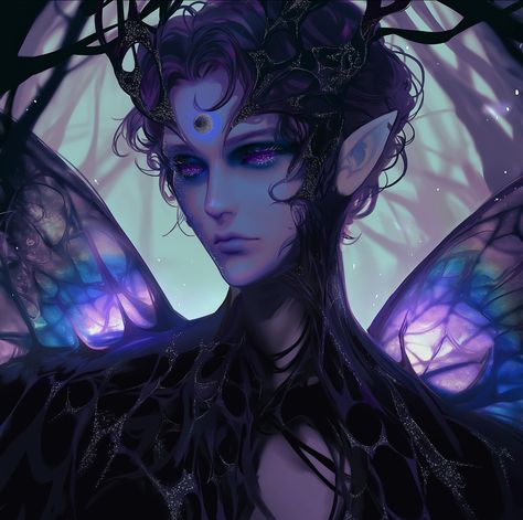 Male Fairies, Merry Gentry, Male Fairy, Fae Art, Chibi Art, Art Female, Goth Art, Heaven And Hell, Fantasy Male