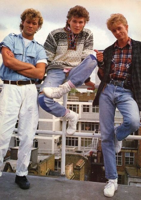 80s Outfits Guys, 80s Winter Outfits Men, 90 Fashion Men The 90s, Highschool Outfits Men, 80s Man Outfit, 80s Fashion Men 1980s, 80 Clothes 1980s Style, Dadcore Aesthetic, Real 80s Fashion