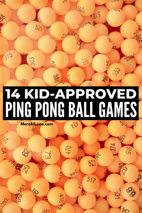 14 Fun Ping Pong Ball Games the Whole Family Will Enjoy Minute To Win It Ping Pong Ball Games, Games Using Ping Pong Balls, Games With Ping Pong Balls For Kids, Ping Pong Minute To Win It Games, Ping Pong Games For Kids, Ping Pong Ball Games For Kids, Indoor Ball Games, Ping Pong Toss, Ball Pit Games