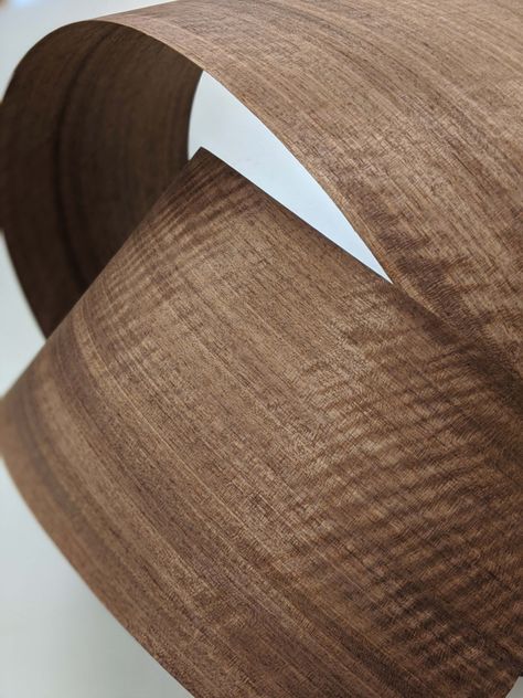 Fumed Etimoe wood veneer is our October 2020 Wood of the Month 🌳 The natural process of fuming Etimoe brings out warm & dark chocolate brown tones, in place of the reddish brown usually seen in Etimoe. After fuming, its figure becomes distinctly more pronounced. This look is especially sought after in architectural design, as well as aircraft design! ✈️ #woodworking #woodveneer #woodveneers #luxurydesign #aircraftdesign #yachtdesign #architects #architectural #wood #luxurious #luxury #veneers Wood Moodboard, Texture Interior Design, Veneer Design, Brown Architecture, Wood Aesthetic, Warm Wood Tones, Textured Wood, Natural Luxury, Timber Veneer