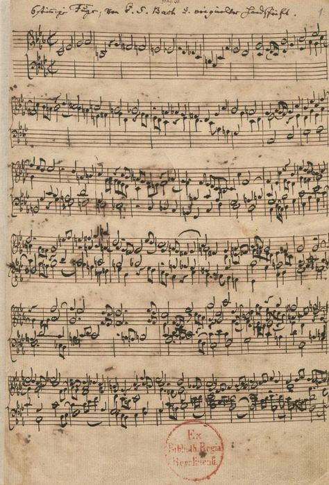 Music Printables, Scrapbooking Materials, Music Manuscript, Classical Composers, Johann Sebastian Bach, Musical Composition, Violin Sheet, Violin Sheet Music, Sebastian Bach