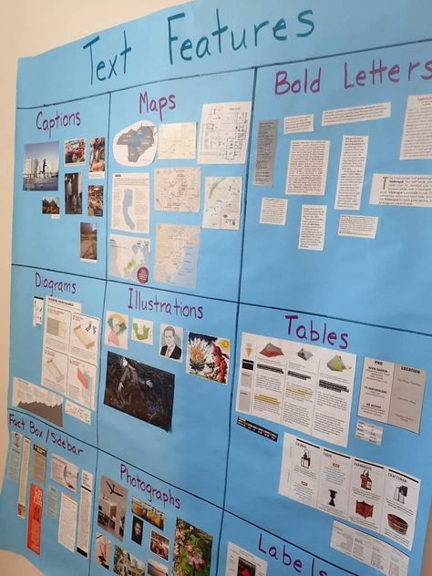 text features Archives - Teaching Made Practical Text Feature Anchor Chart, Text Features Worksheet, Interactive Anchor Charts, Nonfiction Text Features, Reading Anchor Charts, Third Grade Reading, Nonfiction Reading, 5th Grade Reading, 4th Grade Reading