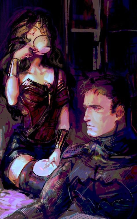 Bruce And Diana, Batman X Wonder Woman, Wonder Woman Fan Art, Batman Love, Dc Couples, Batman Superman Wonder Woman, Wonder Woman Art, Zack Snyder, Batman Wonder Woman