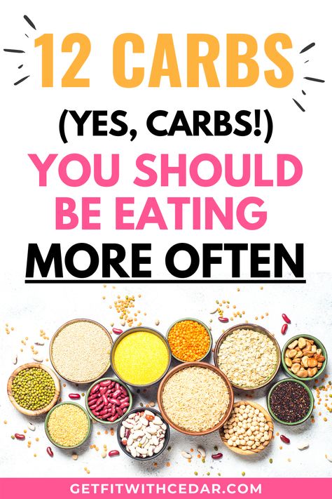 healthy carbs list Healthy Carbs List, Carbs List, No Carb Food List, Craving Carbs, Balanced Diet Plan, Good Carbs, High Carb Foods, Healthy Carbs, Carbohydrates Food