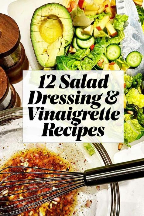 BEST Vinaigrette and Salad Dressing Recipes | foodiecrush.com Best Vinaigrette, Foodiecrush Recipes, Types Of Salad Dressing, Easy Vinaigrette, Salad Dressing Vinaigrette, Mediterranean Orzo Salad, Dressing Vinaigrette, Homemade Caesar Salad Dressing, Mediterranean Orzo