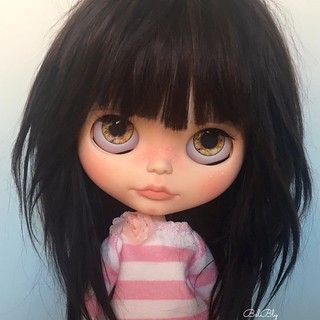 Blythe Bebek, Blonde Hair Green Eyes, Big Eyes Doll, Living Dolls, Doll Parts, Pretty Dolls, Doll Hair, Fabric Dolls, Doll Face